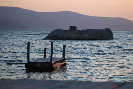 Salt Bafa Lake landscape with great nature - Mugla - Turkey. Latmos.の写真素材