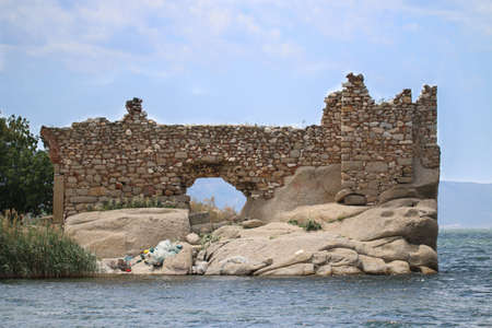 Salt Bafa Lake landscape with great nature - Mugla - Turkey. Latmos.の写真素材