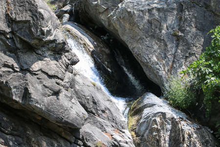SutÃ¼ven Waterfall in Ä°da Mountain, Turkey.の写真素材