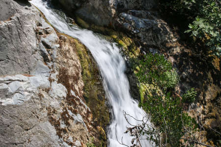 SutÃ¼ven Waterfall in Ä°da Mountain, Turkey.の写真素材