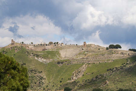 Incredible views of the ancient city of Pergamon Turkeyの写真素材