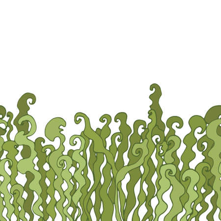 algae frameのイラスト素材