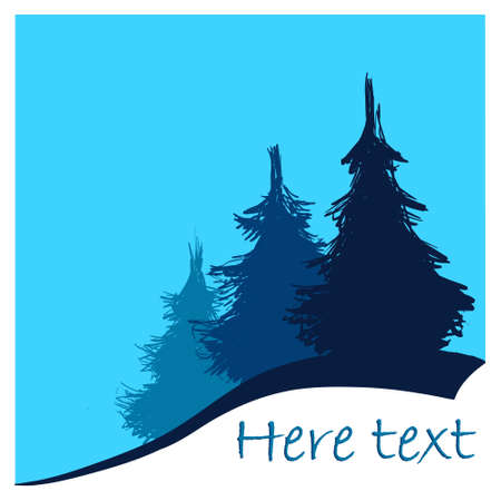 winter treeのイラスト素材