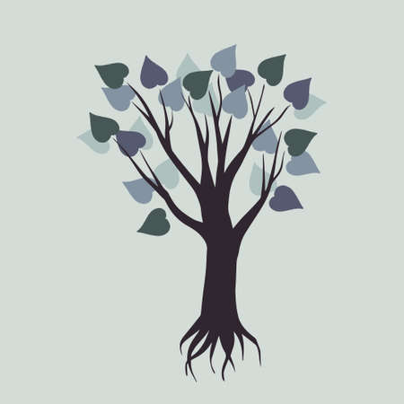 winter treeのイラスト素材