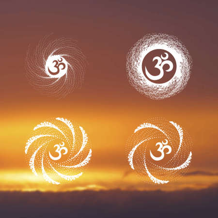 Yoga (background sunset sky) 1.2のイラスト素材