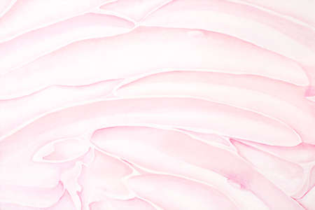 Watercolor illustration Background cream can be used in your confectionery business, for a bakery logo, on a bakery websiteの写真素材