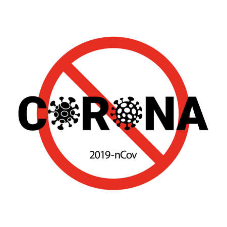 vector illustration concept coronavirus 2019-nCoVのイラスト素材