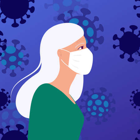 vector illustration concept coronavirus 2019-nCoVのイラスト素材