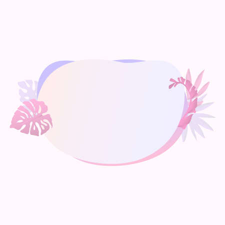 Vector colored illustration for use as a substrate for the text. Cold color temperature.のイラスト素材