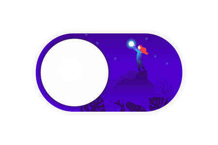 colorful vector interface elements for website design