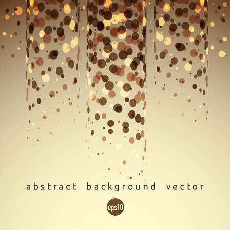 Vector abstract background with brown circlesのイラスト素材