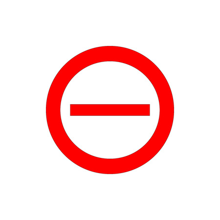 prohibiting signs icon