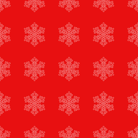Christmas Snowflakes Background. Seamless Repeating Patternのイラスト素材