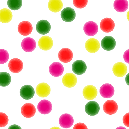Background of colorful circles seamless. Blur background. blurred circles. Glass effectのイラスト素材