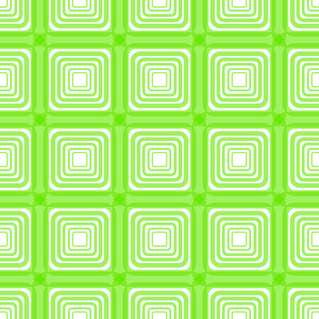 Geometric ornament pattern. Vector seamless texture with carved diagonal lattice, rounded shapes, squares. Abstract monochrome ornamental background. Design for decor, fabric, furniture, ceramicのイラスト素材