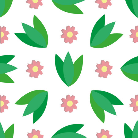 Seamless Floral Pattern  Vector illustration.のイラスト素材