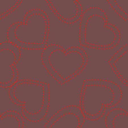 seamless heart pattern backgroundのイラスト素材