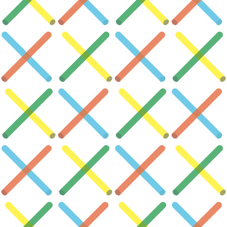 Retro memphis pattern - seamless background. Fashion 80-90s. Black stick mosaic texture.の写真素材