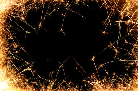 sparklers borderの写真素材