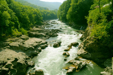 Rapid mountain river