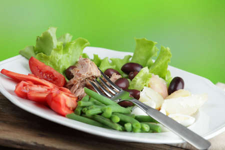 nicoise saladの写真素材