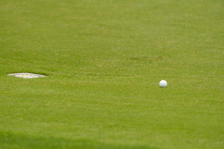 Ball on a golf courseのeditorial素材