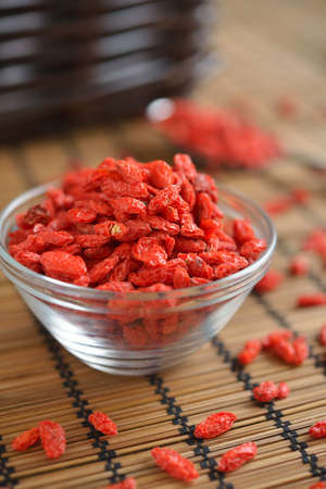 Dried Goji berry in a bowl