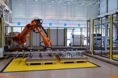 Vsefolozhsk, Leningrad oblast, Russia - June 5, 2015: Presentation of the joint enterprise Severstal-SSC-Vsevolozsk. The joint venture of Russian Severstal and Japanese Mitsui was established in 2010のeditorial素材