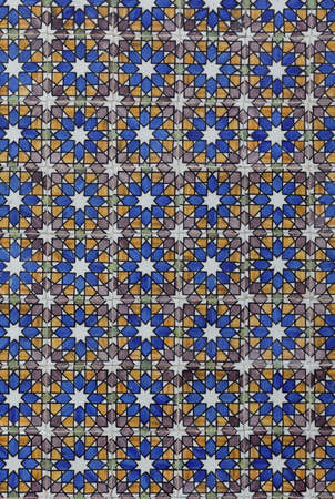 Decorative tiles texture