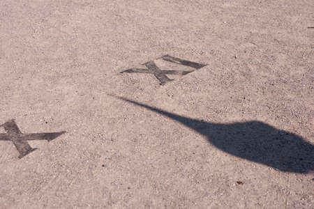 Sundial in a parkの写真素材