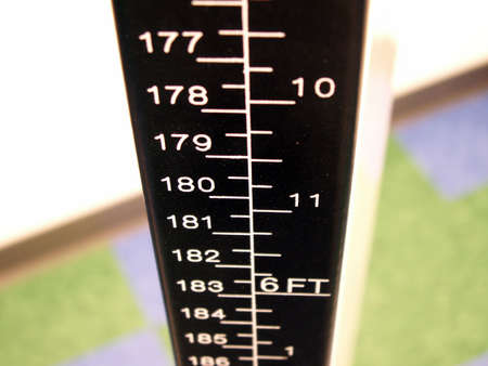 perspective of a doctor's office scaleの写真素材