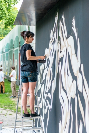 Lucy Mclauchlan on Moscow Ahmad Tea Music Festivalのeditorial素材