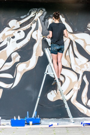 Lucy Mclauchlan on Moscow Ahmad Tea Music Festivalのeditorial素材