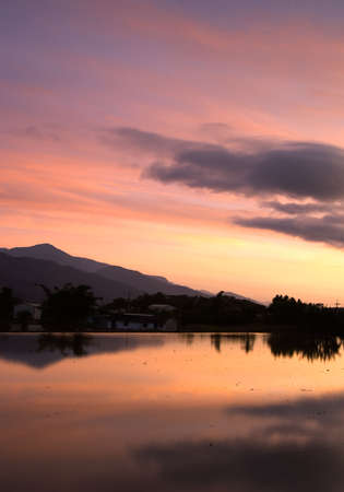 It is paddy field full of water.