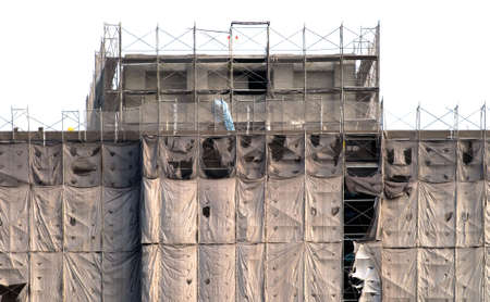 It is a building under construction pattern.の写真素材