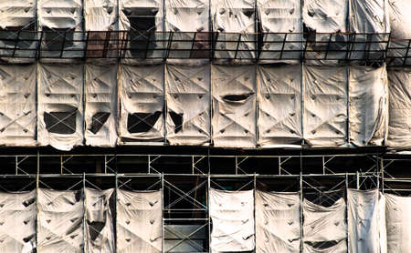 It is a building under construction pattern.の写真素材