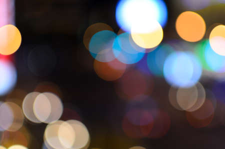 bokeh background on black background