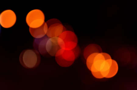 bokeh background on black background