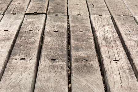 Wooden ground texture, closeup images with nobody.の写真素材