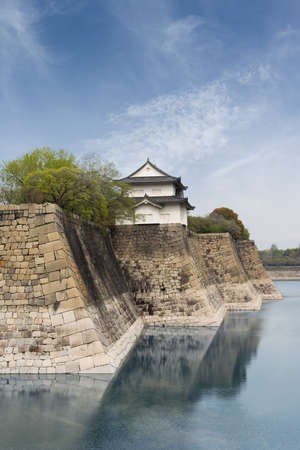 Osaka castle, one of the famous castle in Japan, Asia のeditorial素材
