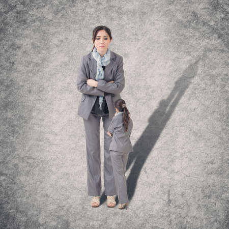 Concept of self struggle, consider, think etc.の写真素材