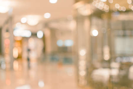 Abstract background of shopping mall, shallow depth of focus.の写真素材