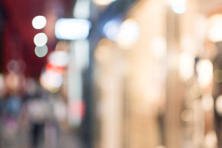 Abstract background of shopping mall, shallow depth of focus.の写真素材