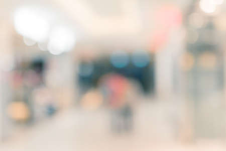 Abstract background of shopping mall, shallow depth of focus.の写真素材