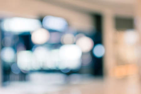 Abstract background of shopping mall, shallow depth of focus.の写真素材