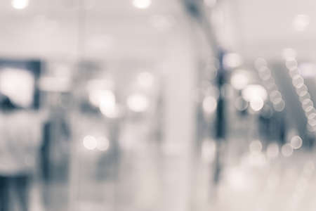 Abstract background of shopping mall, shallow depth of focus.の写真素材