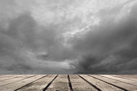 Scenic of clouds on heaven above the ground. Good background for you to put text or people on the ground.の写真素材