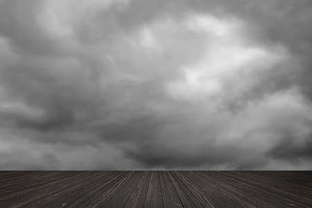 Scenic of clouds on heaven above the ground. Good background for you to put text or people on the ground.の写真素材