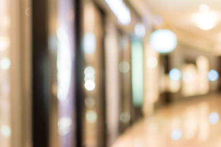 Abstract background of shopping mall, shallow depth of focus.
