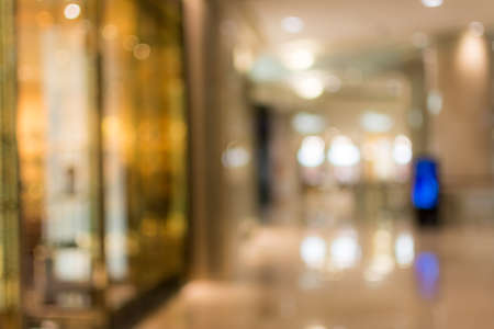 Abstract background of shopping mall, shallow depth of focus.の写真素材